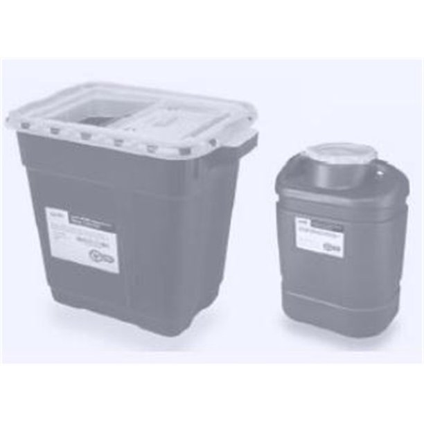 RCRA Hazardous Waste Collector Container, 3Gal Funnel Top, Box of 12