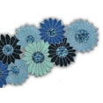 thumbnail image 6 of Handmade Beaded Table Runner, Blue Floral Table Runner, Spring Tableware 13X36 Inch, 6 of 9