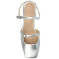 thumbnail image 5 of Journee Womens Gretchenn Multi Strap Square Toe Mary Jane Flats, 5 of 9