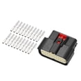 thumbnail image 1 of Conector de faro hembra a prueba de agua de 20 pines Unique Bargains para Ford Mondeo 1 juego, 1 of 6