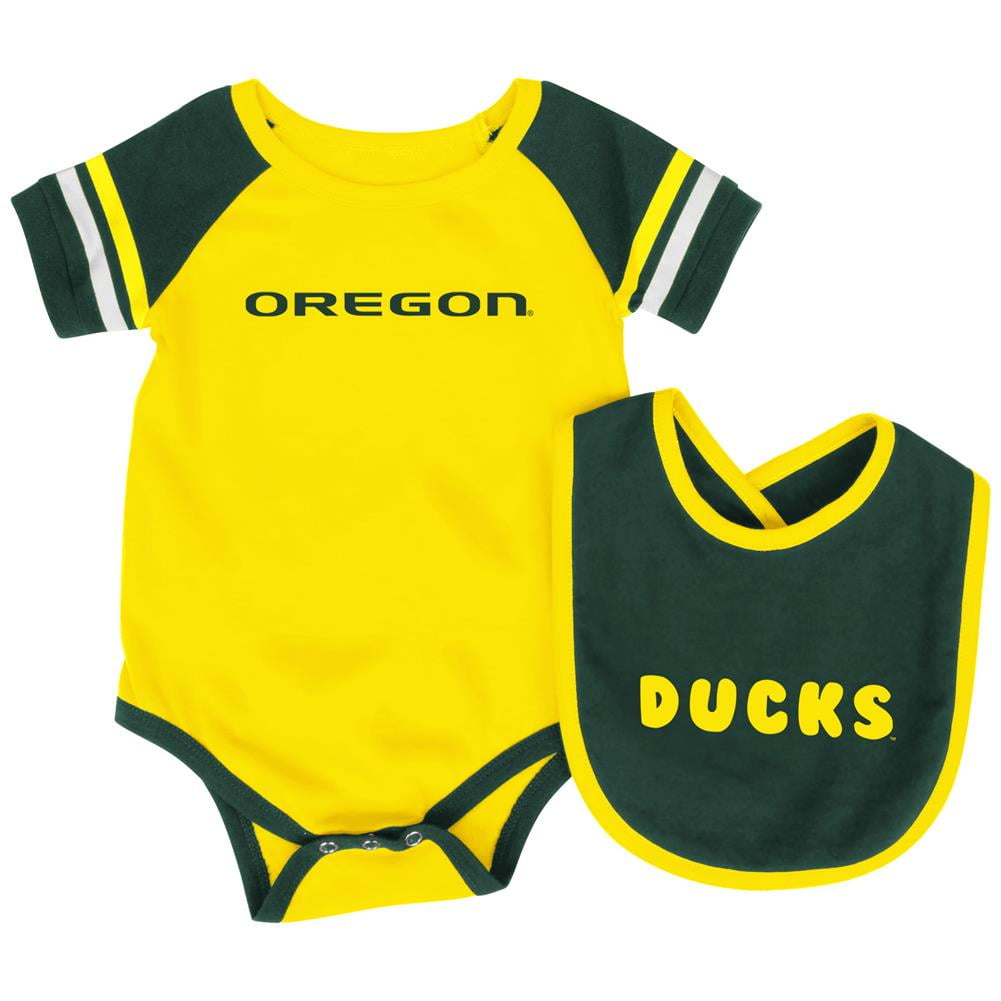 University of Oregon Ducks Baby Bodysuit and Bib Set Infant Jersey by Colosseum