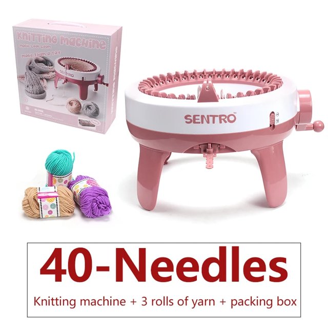 22/40/48needle Handmade Knitting Machine Cylinder Wool Loom Scarf Sweater Hat Socks Adult Children Lazy Artifact Christmas Gift