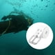 thumbnail image 4 of Cinturón de peso de buceo re de 85 cm-1,3 cintura de esnórquel con hebilla de liberación rápida Blanco Cola Cinturón de peso de buceo, 4 of 8