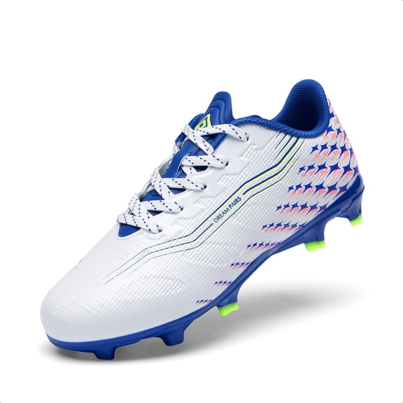DREAM PAIRS Boys Girls FG AG Soccer Cleats High-Speed Anti-Torsion Lightweight Football Shoes