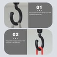 thumbnail image 3 of Troglfold Sticky Hooks 10pcs Self-Adhesive Ceiling Hooks for Kitchen and Bathroom,3.54"X3.35"X2.95", 3 of 10