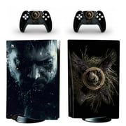 PS5 Console & Controllers Vinyl Skin Decal Stickers Protective Resident Evil 8 Village for Playstation 5 DIGITAL EDITION