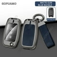 thumbnail image 5 of For Kia C 3 buttons key case K2 K3 K4 K5 Sid Rio Soul Sportage Ceed Sorento Cerato Keychain Zinc alloy+leather Car Key Cover, 5 of 12