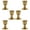 6pcs, variant on MOMOJIA Copper Gold Metal Taper Candle Holders Candlestick Holders,Retro Decorative Candlestick Holders for Table Centerpieces