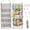 Gray, variant on 42 Cm Wide Gray Over The Door Macrame Organizer--Plush  Storage Net, Ideal For Plush Toys And Dolls/Easy-To-Install Stuffed  Hammock