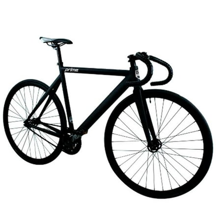 Zycle Fix ZFPRAL-MABK-55 Prime Alloy Track Bike, Black Matte & Black - Size