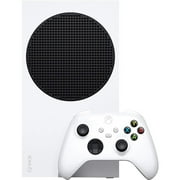Microsoft RRS-00001 Xbox Series S 512 GB SSD All Digital, Disc-Free Gaming Console, White with Dual Controller (White & Carbon Black) Bundle | Official Microsoft USA Dealer