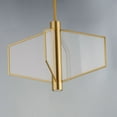 thumbnail image 3 of ET2 Lighting - Telstar - 26 Inch 4 LED Wide Pendant-Natural Aged Brass Finish, 3 of 5