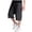 Black, variant on QHFBli Mens Baggy Jeans Men's Hop Large Loose Solid Color Bag Sports and Leisure Fashion Jeans Quarter Pants