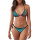 thumbnail image 1 of Balery Colorful Rainbow Glitter Pijama Estampado Bikini de Dos Piezas para Mujer - Conjunto de Bikini Ajustable Sexy y Cómodo para Playa, 1 of 6