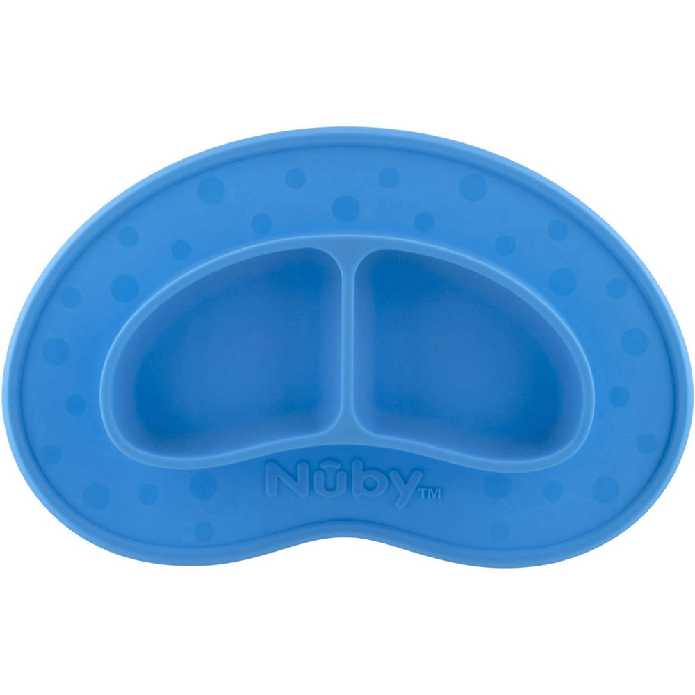 Nuby Sure Grip Miracle Mat Section Plate, Blue