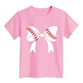 thumbnail image 4 of TZEWGL Chemise Mignonne pour Nouveau-Né Imprimé Graphique Col Rond Manches Courtes Haut Couleur Unie pour Enfants Taille 3-4T, 4 of 4