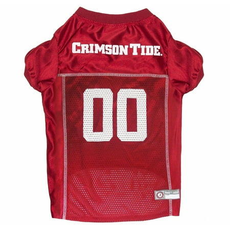Pets First Collegiate Alabama Crimson Tide Football/Basketball Mesh Jersey for Pet Dog. available in 40+ Teams - Small