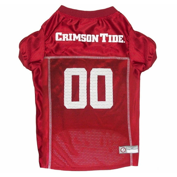 Pets First Collegiate Alabama Crimson Tide Football/Basketball Mesh Jersey for Pet Dog. available in 40 Teams - Large