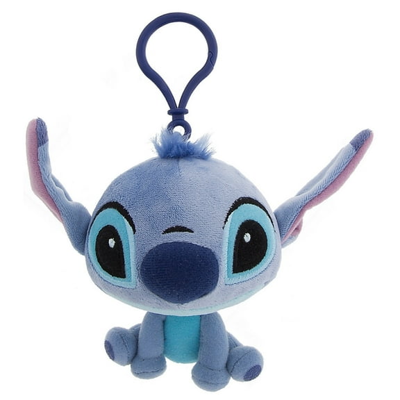 Parks Stitch Big Face Plush Keychain New with Tags