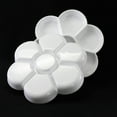 thumbnail image 6 of 2pcs Imitation Ceramic Plum Blossom Shaped Painting Watercolor Pigment Trays, 6 of 7