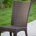 thumbnail image 5 of GDF Studio Tuscany Outdoor Wicker Chairs, Set of 2, Multi Brown, 5 of 5