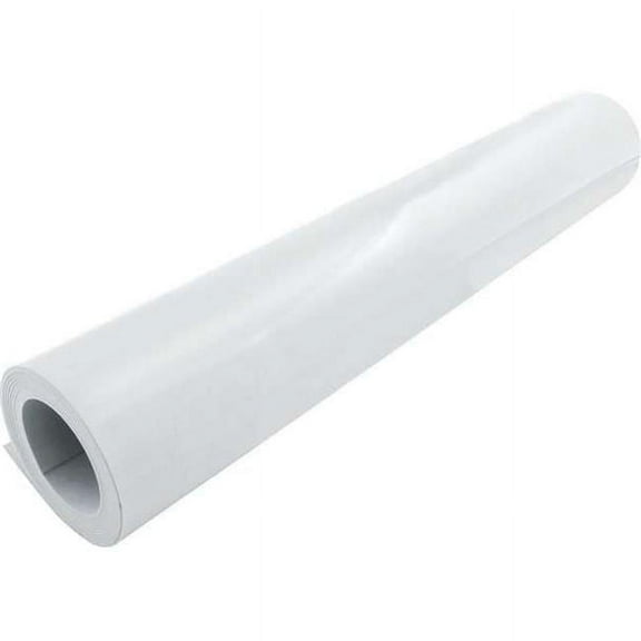25 ft. x 24 in. Plastic Roll, White