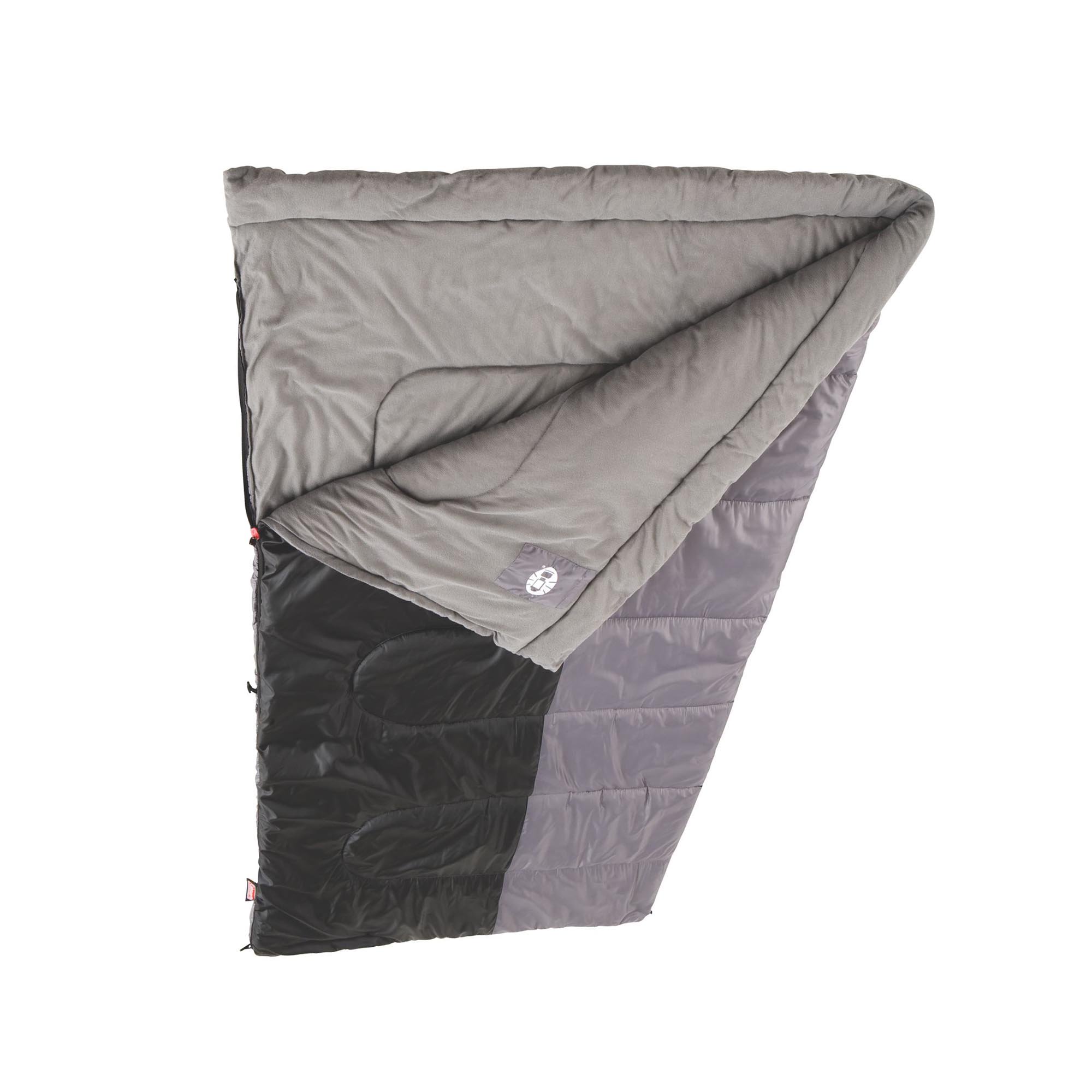Coleman 765735 Biscayne 81x39 Inch Rectangle Sleeping Bag BlckGrey
