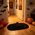 thumbnail image 6 of LEFXSMR Fall Decor Bathroom Rugs Pumpkin Shaped Non-Slip Bath Mat Thanksgiving Decorations Soft Area Rug for Front Door Porch Entryway, Black, 6 of 6