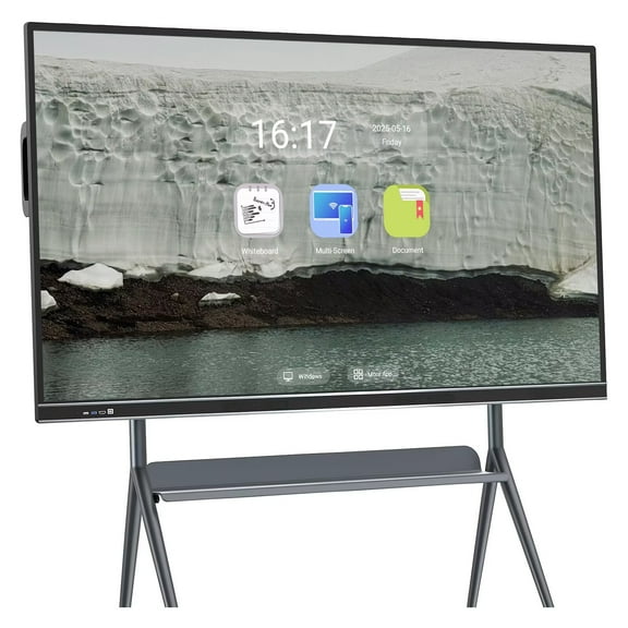 JYXOIHUB 86'' Digital Smart Whiteboard, Smart TVs, 4K UHD Interactive Whiteboard,  All in One Smartboard for Office Built in Dual System for Classroom(Wall Mount Included)