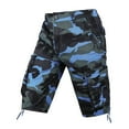 thumbnail image 2 of CONZONE Mens Casual Cargo Shorts Buttons Summer Shorts for Men Camouflage Lightweight Loose Fit Workout Gym Shorts With Pockets, 2 of 4
