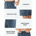 thumbnail image 5 of NORTHYARD Men's 5" Workout Athletic Shorts Running Gym Activewear Basketball Shorts Coolgrey S, 5 of 6
