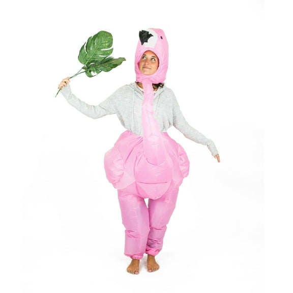 Pink Flamingo Safari Inflatable Costume for Adults (One Size)