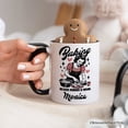 thumbnail image 5 of Baking Because Murder Is Wrong Anti-Valentine Personalized Mug, Funny Retro Kitchen Gift with Custom Name, 5 of 5