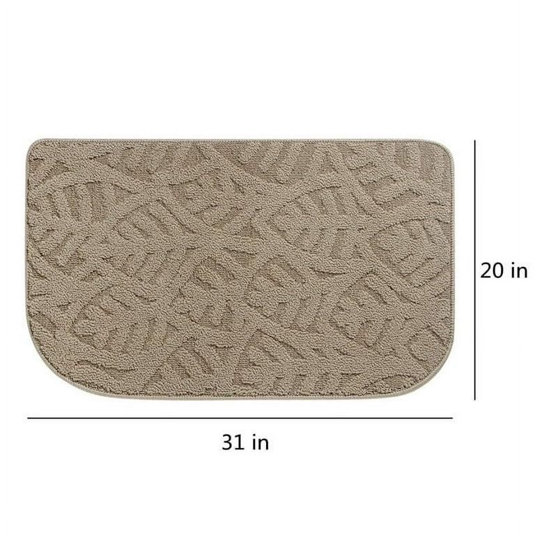 Lifup Braided Jute Door Mat with Non-Slip Rubber Backing, Entryway Rug, Low  Profile Doormat for Entrance Way Outdoor Indoor Grey 17.3x29.5
