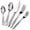 40pcs, variant on 40/48 Pcs Hammered Stainless Steel Flatware Set for 8, Mirror Polished, Dishwasher Safe