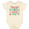thumbnail image 3 of Inktastic Nana and Papa Love Me Girls Baby Bodysuit, 3 of 5