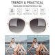 thumbnail image 1 of Oversized Sunglasses Womens Polarized UV Protection, Vintage Big Beige Womens Sunglasses Sensitive Eyes, Trendy Large Ladies White Sun Glasses, Blenders Square Sunnies Diamond Shades for Woman Party Joopin Joopin, 1 of 2