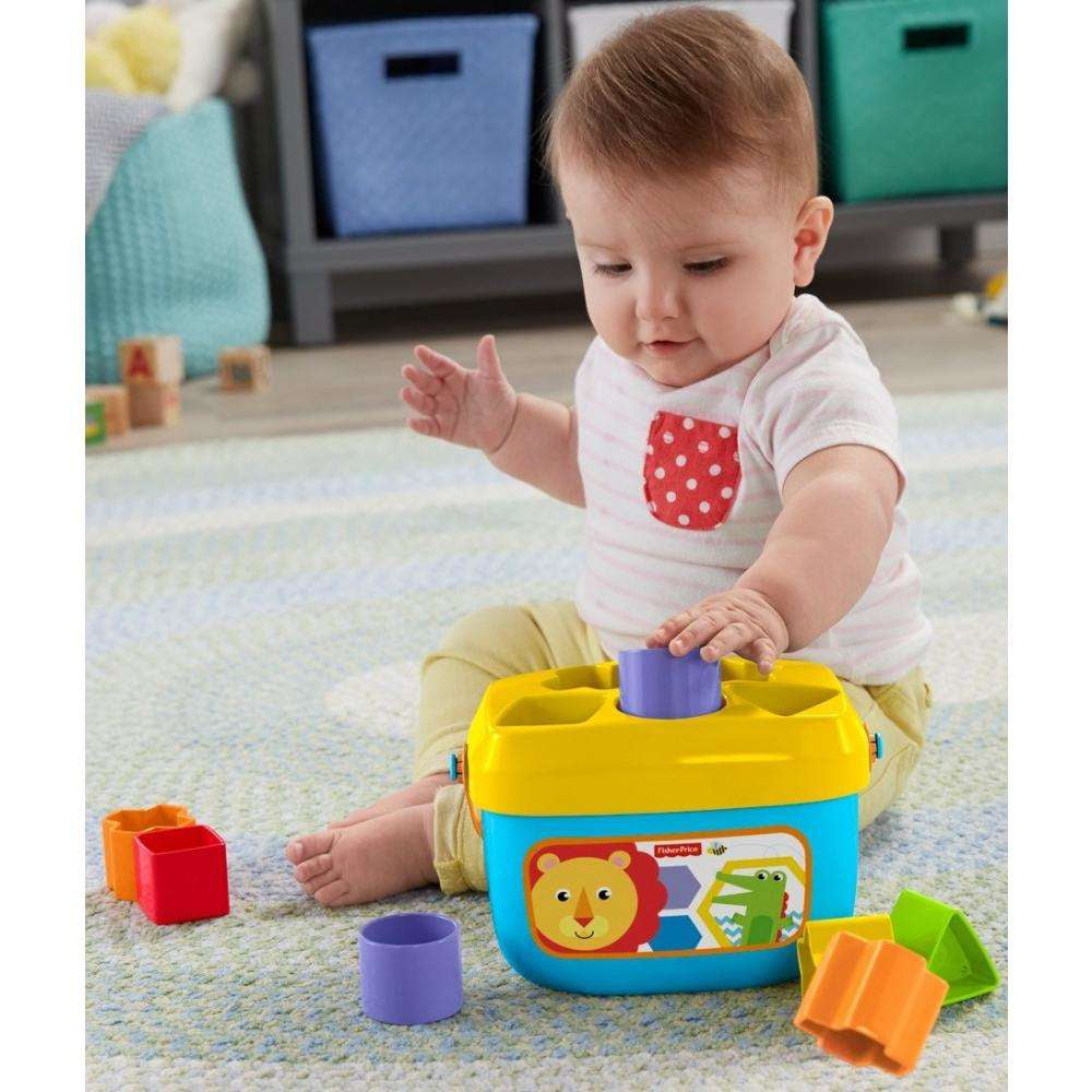 6 Months and Up Fisher-Price Baby's First Blocks Shape Sorter Toy 