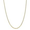 thumbnail image 1 of 14K Yellow Gold chain Curb 16 in 2.2 mm 2.2mm Flat Beveled, 1 of 5