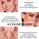 thumbnail image 3 of Kit de combinación de paletas de maquillaje profesionales, que incluye paletas de sombras de ojos profesionales Xtellar rosa, 3 of 3