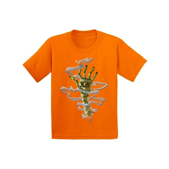 Awkward Styles Halloween T-Shirt for Girls Boys Mummy Hand Kids T Shirts