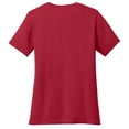thumbnail image 2 of Big Size I Teach Awesome Kids Phrase Cotton V-Neck Graphic Shirt - Red XL, 2 of 2