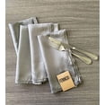 thumbnail image 3 of Fennco Styles Silver Satin Cloth Napkins 20" W x 20" L, Set of 4 - Solid Color Dinner Napkins for Wedding, Banquets, Special Events, Holiday and Christmas Décor, 3 of 5