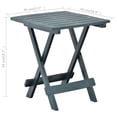 thumbnail image 4 of vidaXL Folding Garden Table Green 45x43x50 cm Plastic, 4 of 5