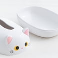 thumbnail image 4 of Caja de pañuelos para gatos de ayuda de cocina, bonita caja de servilletas para gatos Kawaii, soporte para pañuelos de gato, caja de pañuelos bonita para coche, hogar, baño, cocina y oficina, 4 of 5