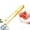 Gold, variant on Stainless Steel Food Clips for Kitchen Use - Long-Handled Ice Tongs and Eggshell Fragment Remover for Chefs and Home Cooks