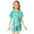 thumbnail image 1 of Pyjamas Imprimés Nœud Papillon Décontractés pour Filles, 1 of 3