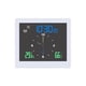 thumbnail image 4 of Reloj Digital para baño, reloj despertador, termómetro, higrómetro, reloj de ducha, reloj de pared colgante para encimera de pulverización de agua, Blanco BLESIY Reloj de pared, 4 of 8