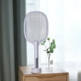 thumbnail image 3 of Anti Mosquito Fly Bug Zapper Racket Killer Trap Lamp 2 en 1 USB Electric Swatter, 3 of 9