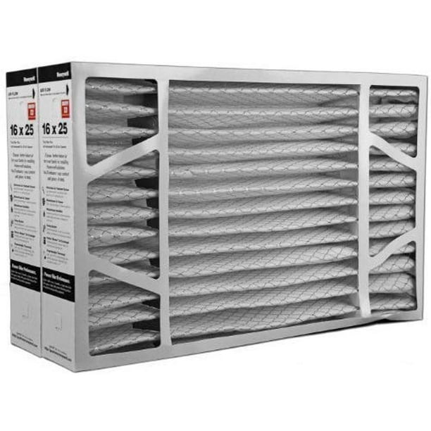 Honeywell FC200E1029 2 Pack 16 X 25 X 4 Pleated Air Filter MERV